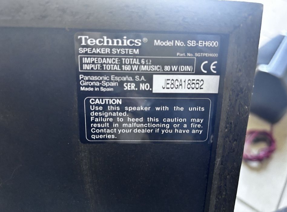 głośniki technics
