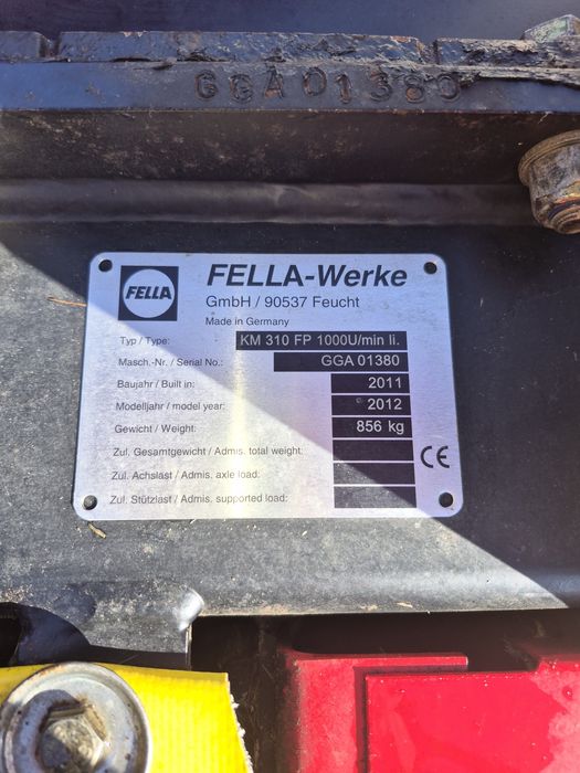 Kosiarka czołowa Fella km 310 FP