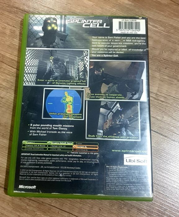 Splinter Cell xbox classic