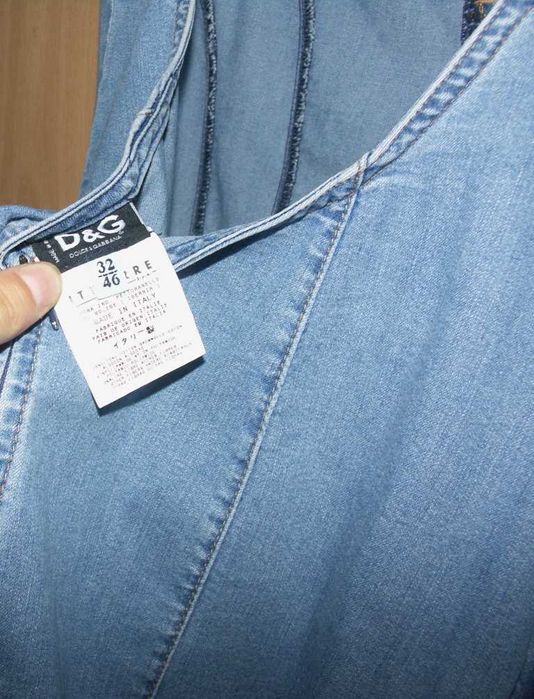 dolce&gabbana D&G sukienka jeansowa