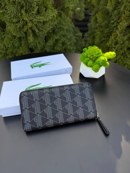 Гаманець Lacoste чоловічий Портмоне Лакоста з подарунковою коробкою