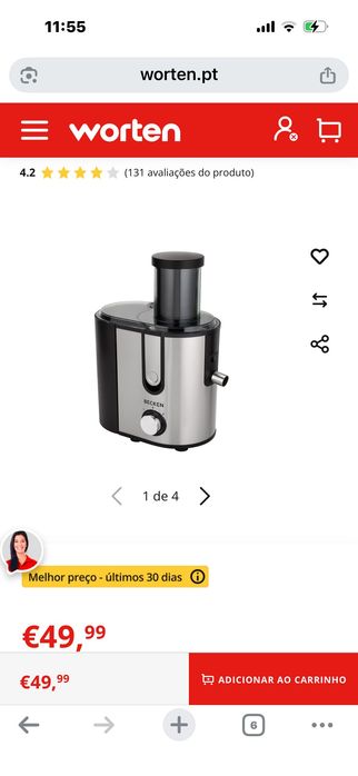 Espremedor de sumo Becken