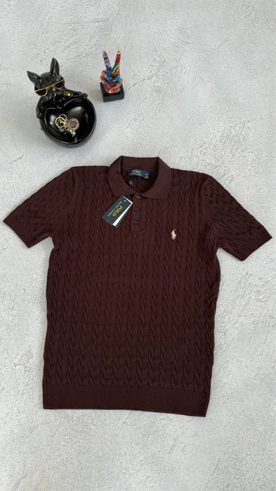 Поло Polo Ralph Lauren коричневе поло поло ральф лаурен коричневе