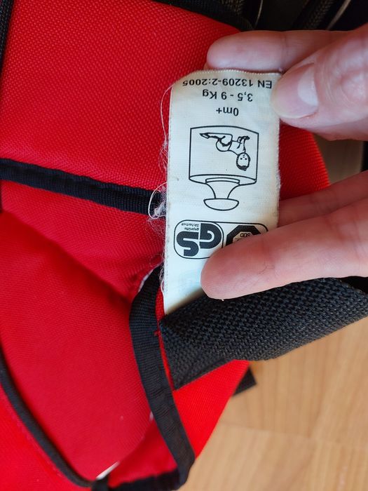 Эрго рюкзак-кенгуру Chicco GO BABY Красный