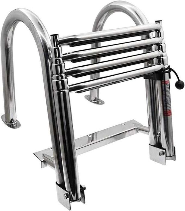 KAOLALI Składana Drabina Teleskopowa do Łodzi Basenu Pomostu 200 kg.