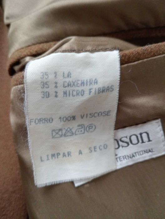 Fato completo para homem composição lã e caxemira