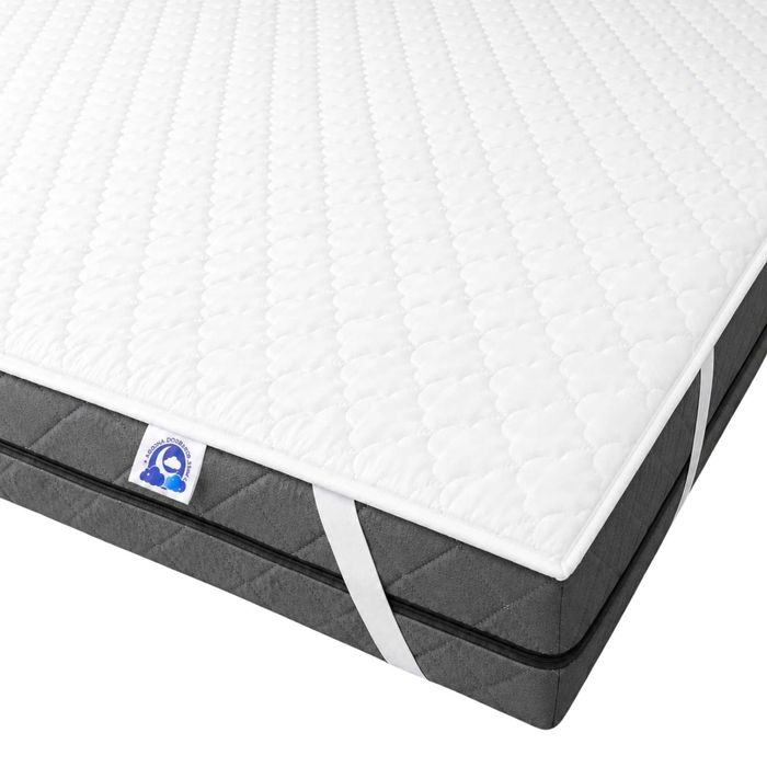 Pikowany ochraniacz na materac z gumami 120x200 KRAINA DOBREGO SNU