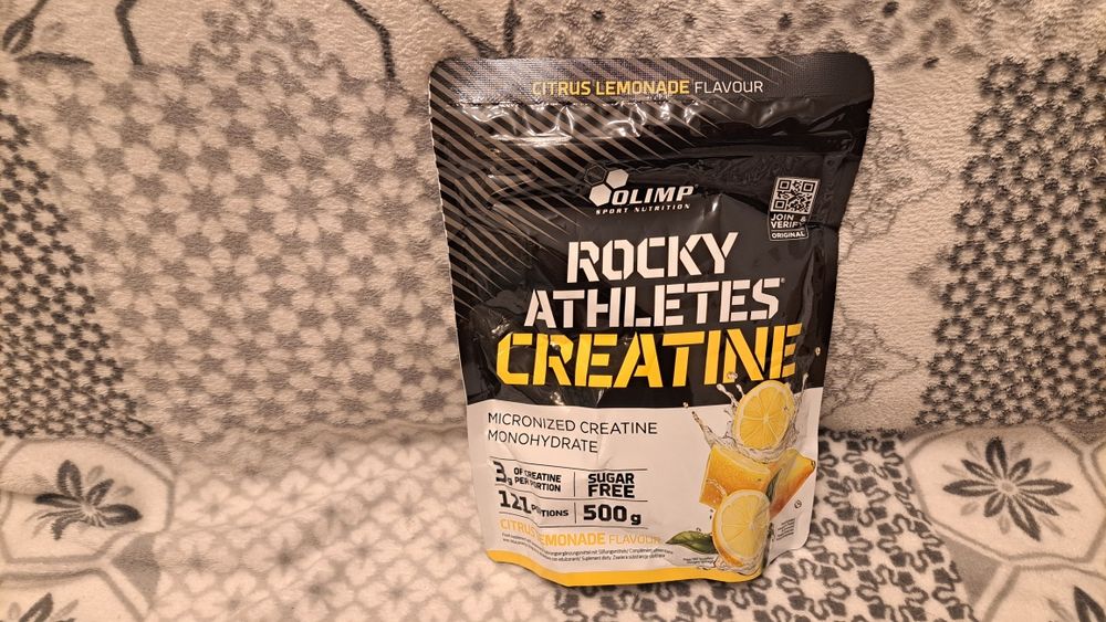 Nowe Opakowanie Rocky Athletes Creatine firmy Olimp 500g