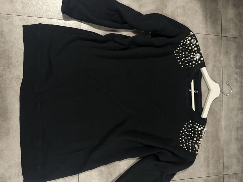 Bluza z pagonami perly