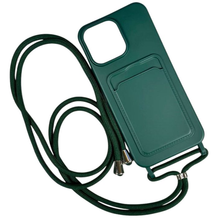 Чохол на 13 айфон зі шнурком, зручно носити на плечі