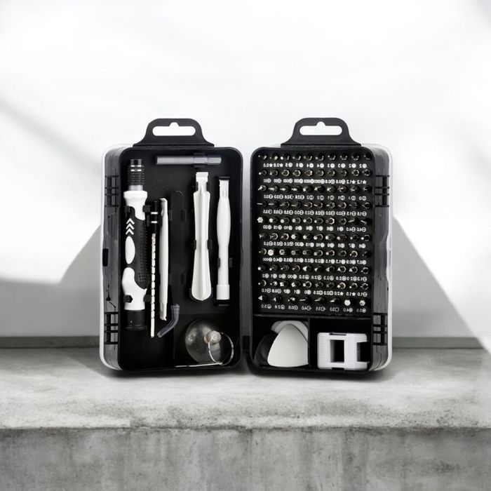 Zestaw Śrubokrętów Narzędzi Skrzynka 115w1 Wkrętaki z Bitami magnes