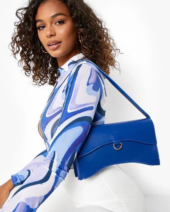 Синя сумка Boohoo