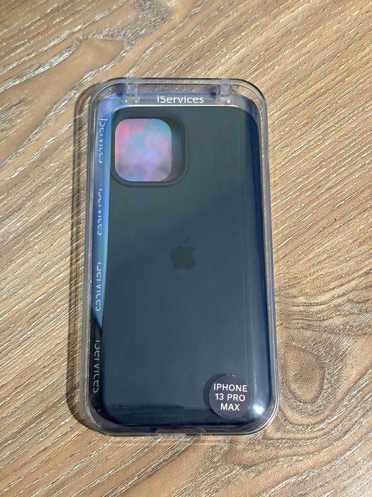Capa Apple em Silicone Azul Marinho para iPhone 13 Pro Max