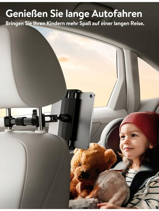 TRYONE Samochodowy uchwyt do tabletu, telefonu, montaż na zagłówku