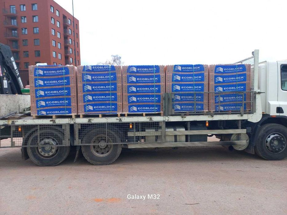 Керамічний блок Русинія,Екоблок,керамоблок Іванівці,поставка з заводу