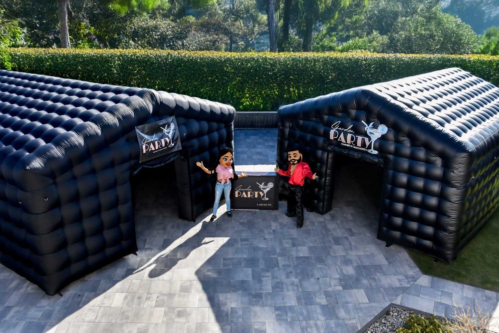 Dmuchany namiot imprezowy, mobilna bibownia na twojej imprezie.