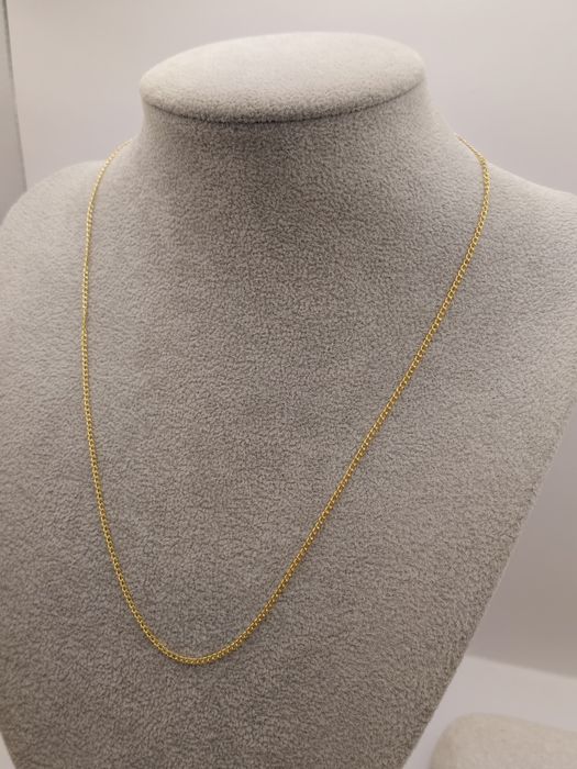 Złoty łańcuszek pancerka 585