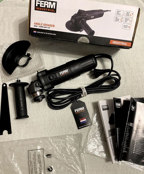 Нідерланди! Болгарка 125 мм Ferm AGM 1115P турбинка