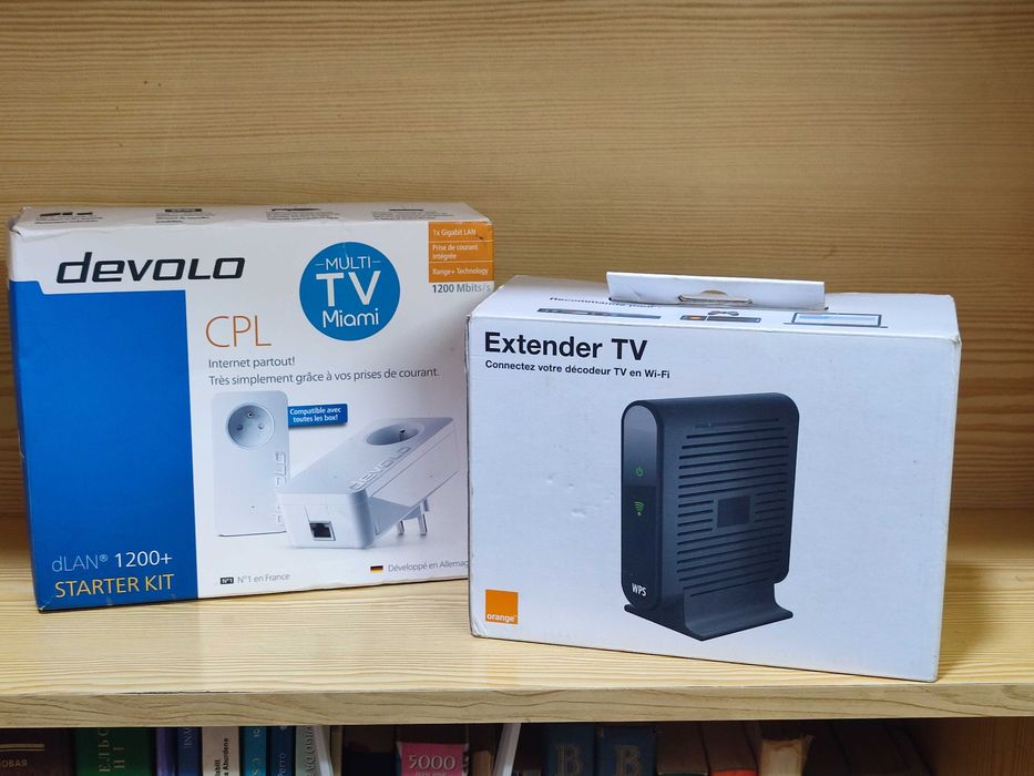 Kit Devolo 1200+ Powerline + Extender TV Wi-Fi