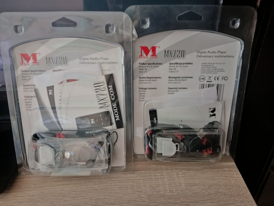 Odtwarzacz MP3 2 opakowania
