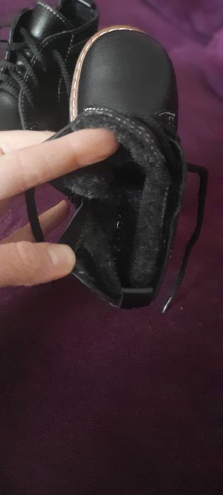 Зимове тепле шкіряне взуття 26р.чоботи , черевики, ботинки  Нове