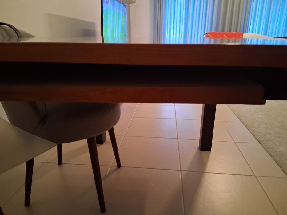 Mesa jantar cerejeira/wengue