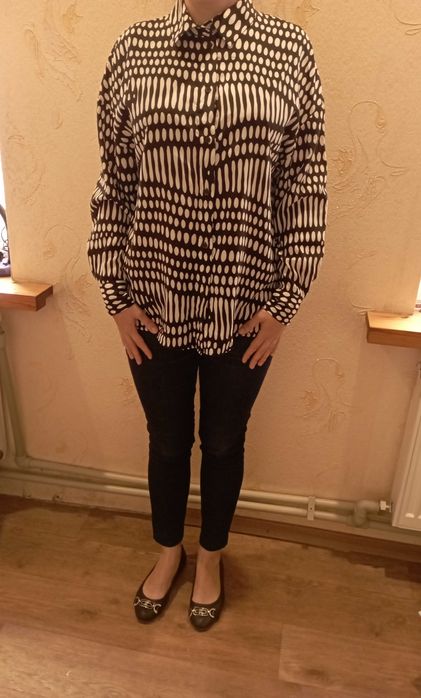 За шоколадку Блузка Блуза Рубашка MANGO 46-48