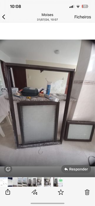 Porta e janela em aluminio