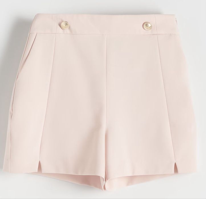 Новые персиковые розовые шорты классические reserved xs/s