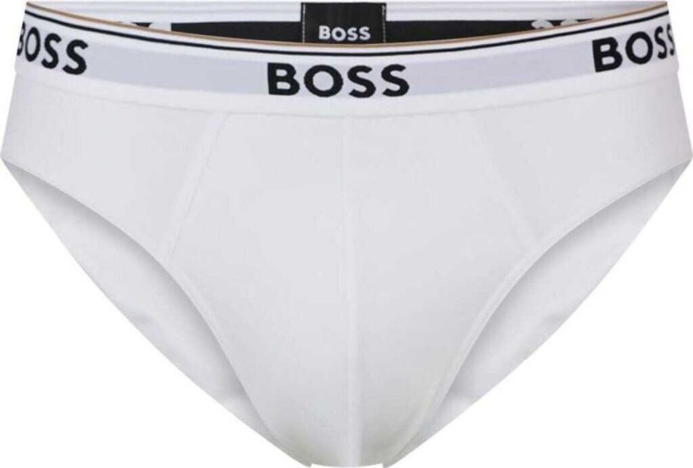 HUGO BOSS slipki 3 PAK slipów męskich WHITE