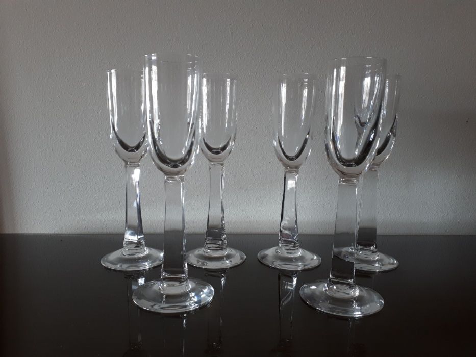 Cálices de licor em Cristal Atlantis sem uso