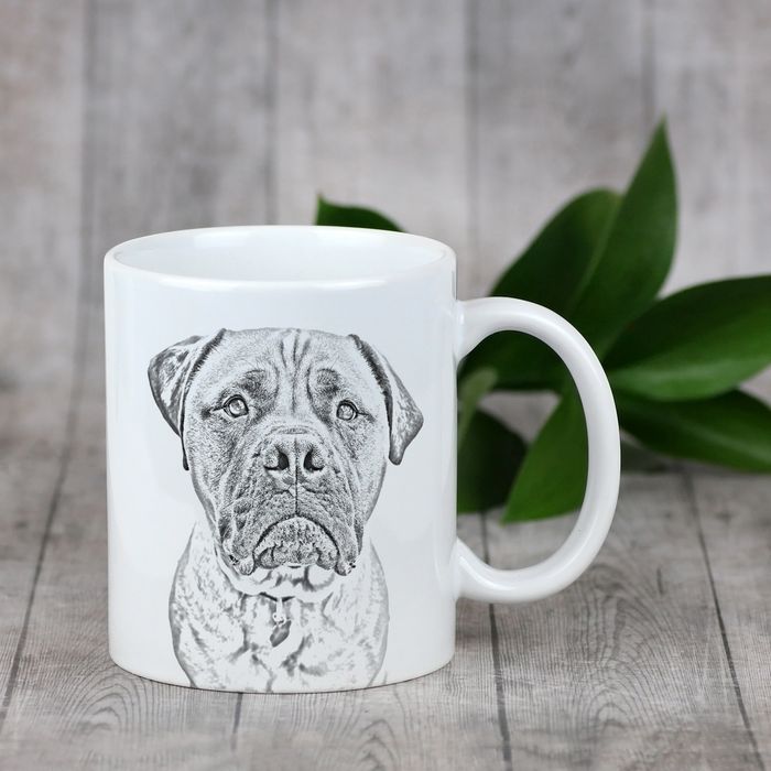 Bullmastiff kubek z psem I love Art-Dog