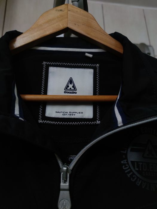 bluza kurtka M Gaastra softshell sportowa czarna Black ciemna bluza ho