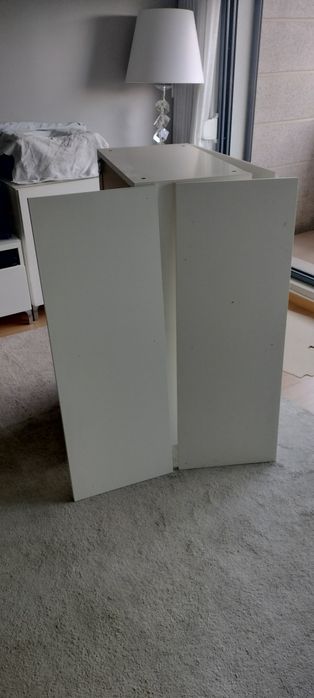 Parte lateral de estrutura de móveis de cozinha superior 100x37 CMS.