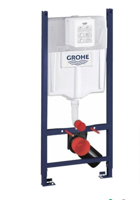 Інсталяція " Grohe "+ кнопка+унітаз