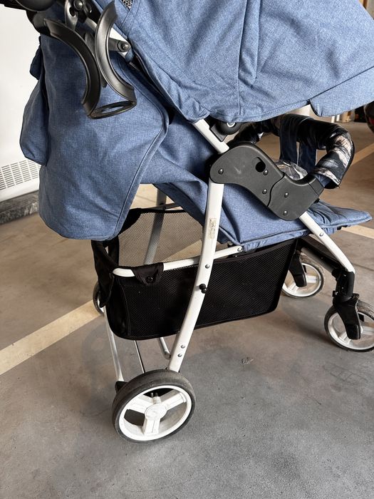 Wozek spacerowy rozkladany do pozycji lezacej