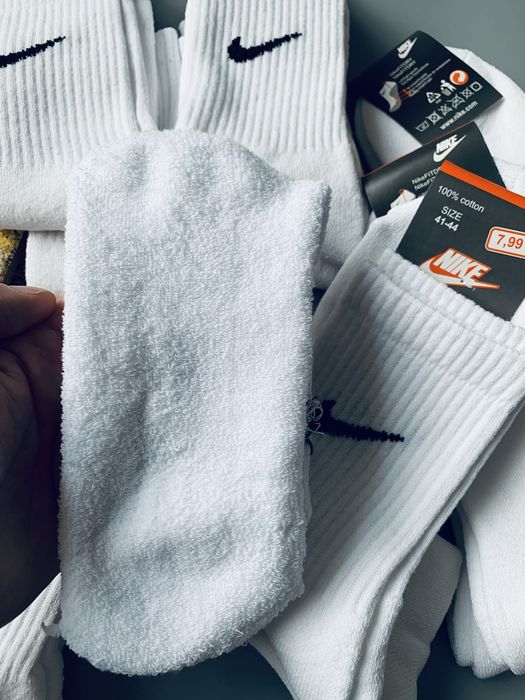 Зимние высокие теплые махровые спортивные термоноски Nike/Найк 12пар