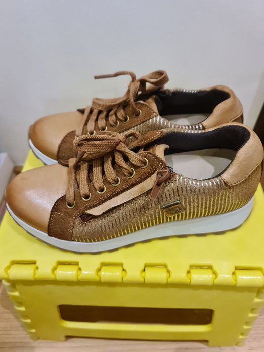 Sapatilhas Seaside camel T.35