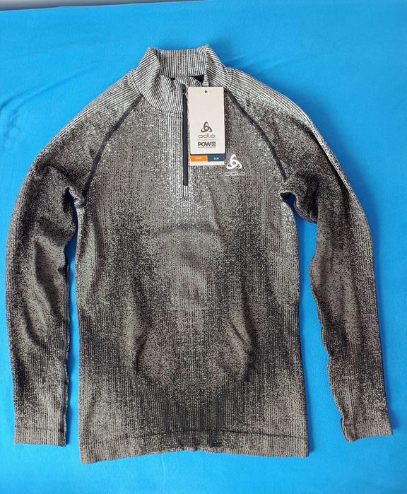 Bluza bielizna termoaktywna Odlo Warm Blackcomb  Turtle Neck Half Zip