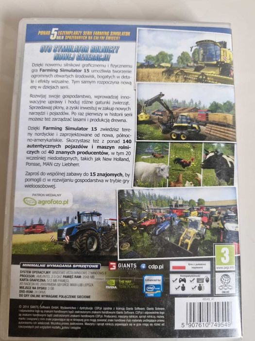 Farming Simulator 17 pakiet rolnika + gratis FS15