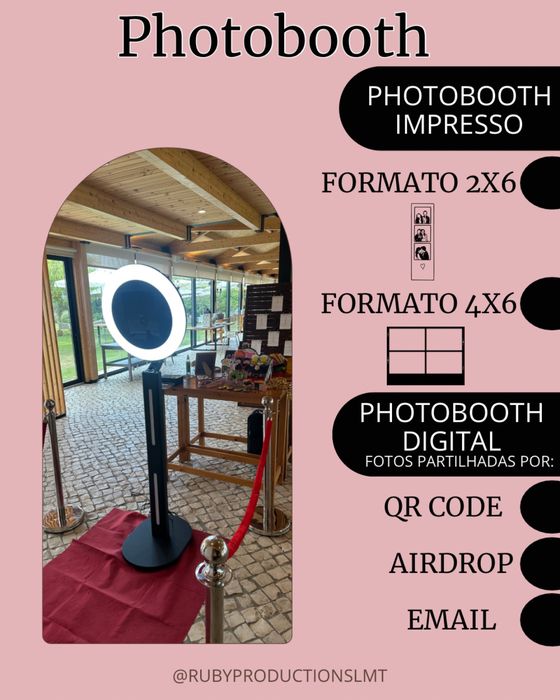 Vídeobooth 360, Photo Booth e Áudio Guest Book