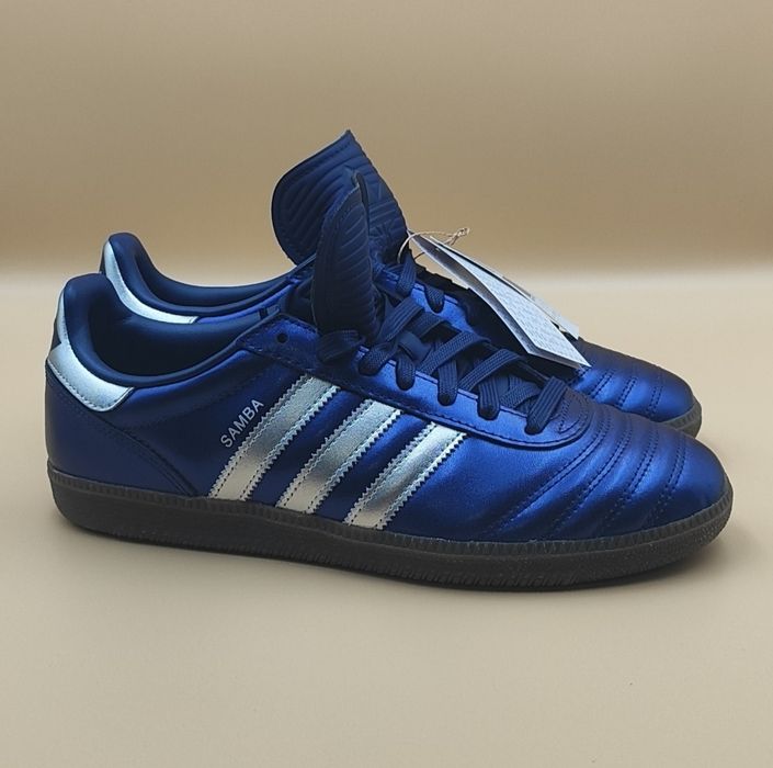 Nowe Adidas Samba JP Metallic Blue | Rozmiar 42 (26.5 cm) | Oryginalne