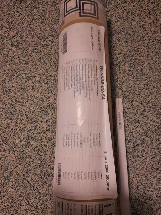 RADAWAY wspornik dosufitowy czarny