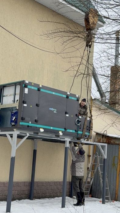 Монтаж Вентиляції, димоходів та кондиціонерів  Київ та область
