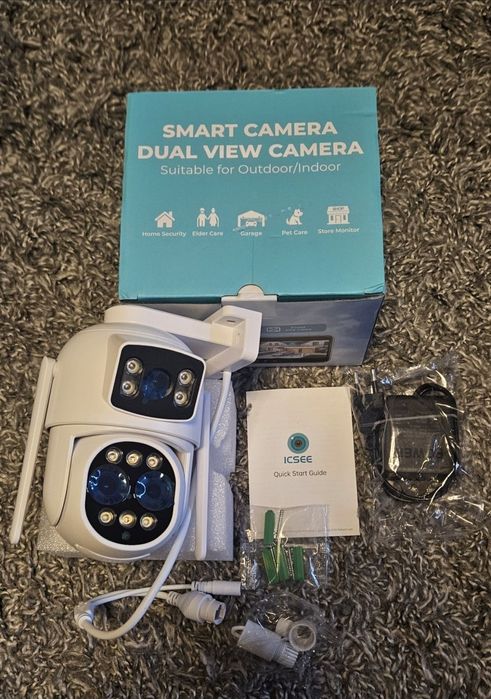 Kamera obrotowa zewnętrzna Monitoring 8x ZOOM Wi-Fi, 9MP Śledzenie