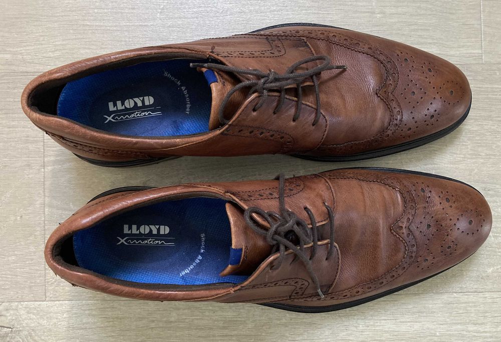 LLOYD Marian Derby Xmotion buty męskie półbuty, skóra, brązowe roz. 44