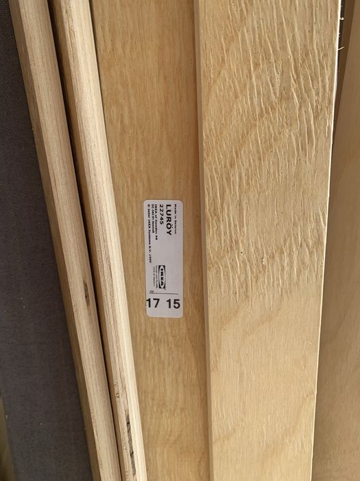 Estrado Luroy IKEA ripas solteito cama