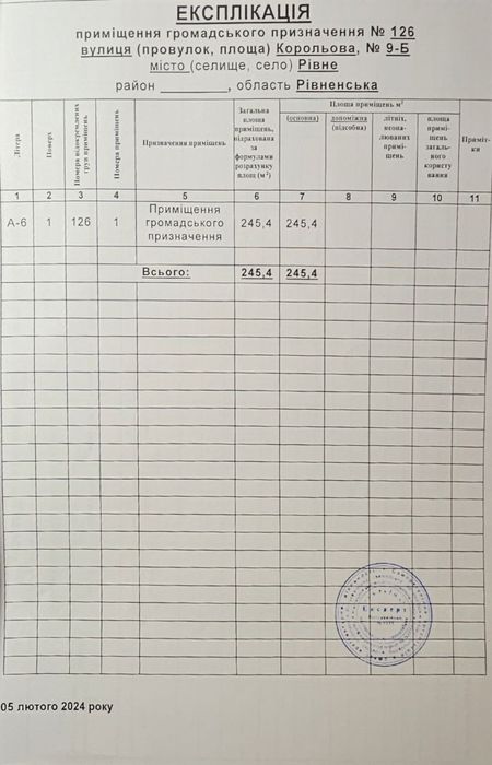 Комерція 245 м2 в ЖК ( Синергія )