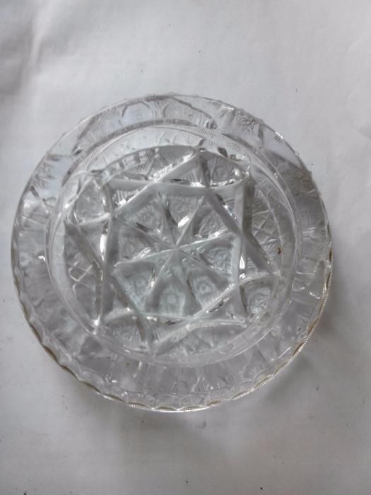 Пепельница хрустальная СССР стеклянная