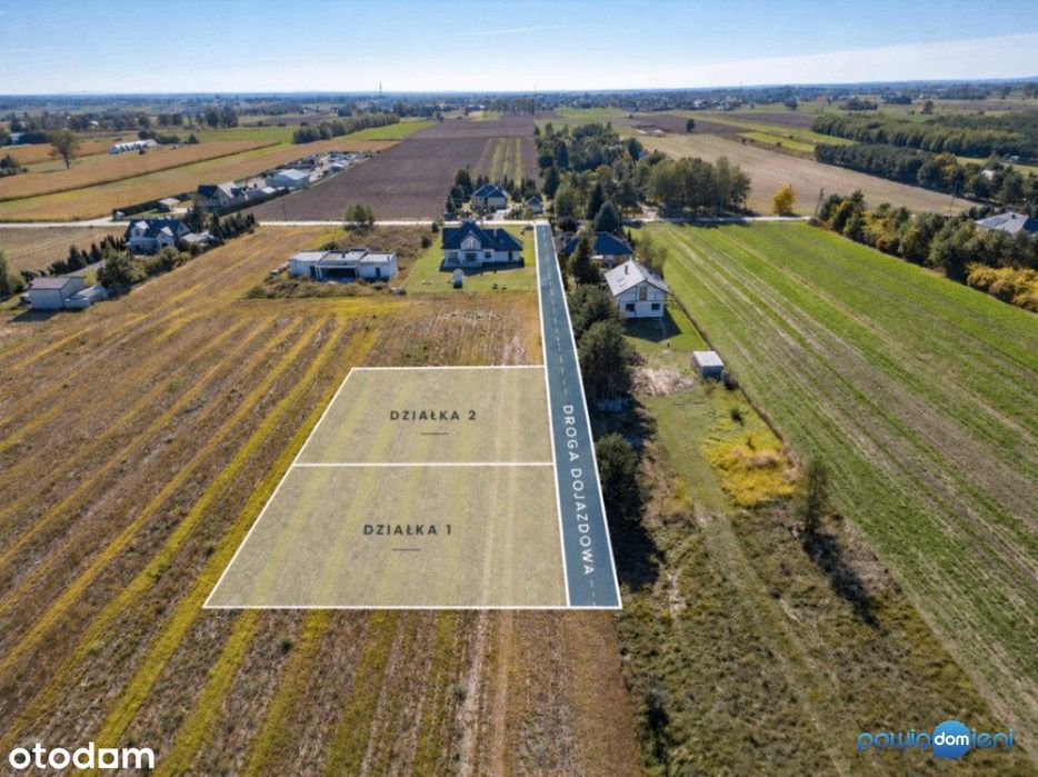 Działka budowlana 1000m pod Radomiem